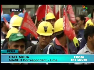 Peru: MIning Federation on Strike against Cuts in Workers’ Rights