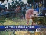 Cierran fábricas chinas por crisis financiera mundial