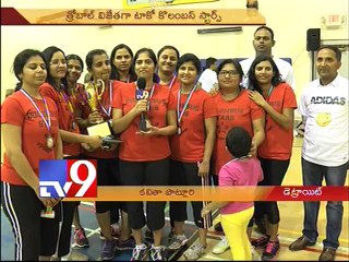 TANA conducts women's throwball championship - Detroit