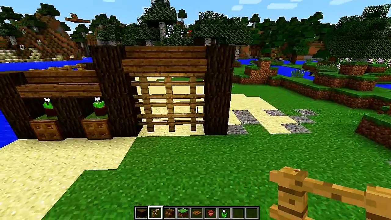 Tutoriais Minecraft: Como Construir uma Casa de Pesca!