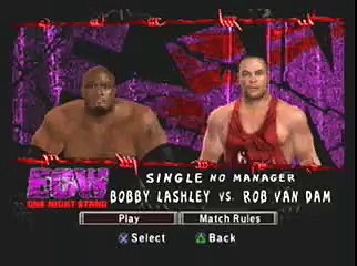 Bobby Lashley vs RVD Smackdown vs RAW 2007