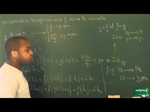 0034 / Ensembles et applications / Applications injectives, surjectives et bijectives (4) (ECS)