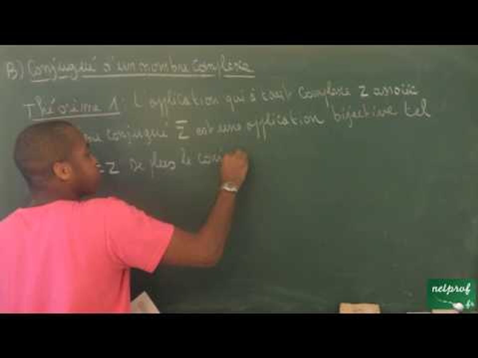 ADW / Nombres complexes / Conjugué d'un nombre complexe (2) (BCPST)