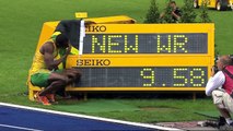 World's Fastest 100 Meters Run - Usain Bolt - Guinness World Records 60th Anniversary