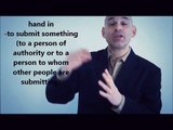 English Expressions Phrasal Verbs: Hand In and Hand Out