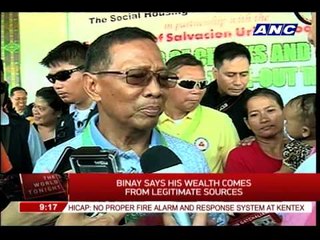 Binay denies premature campaigning in Davao del Norte