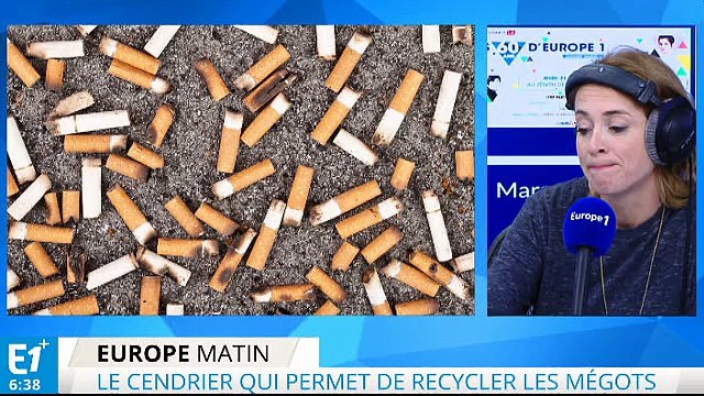 Le cendrier qui permet de recycler les mégots