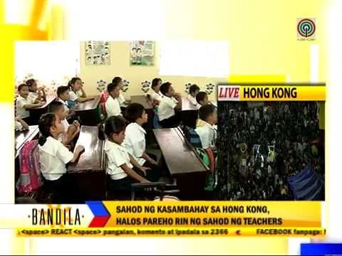 Teachers working as maids in Hong Kong get help