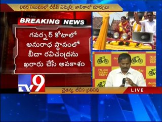 TDP replaces Jupudi with Prathibha Bharati in MLC polls