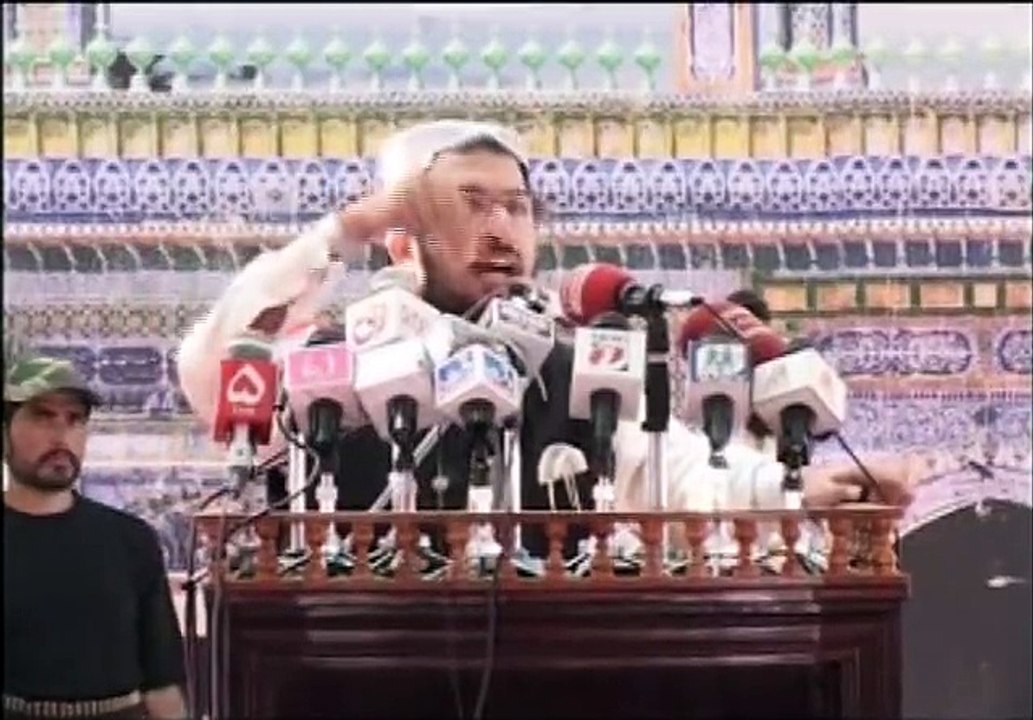 Sahibzada Sultan Ahmad Ali Sb explaining message of Islahee Jamaat & Aalmi Tanzeem Ul Arifeen