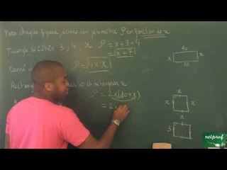 067 / Calcul littéral / Exprimer un périmètre en fonction de x