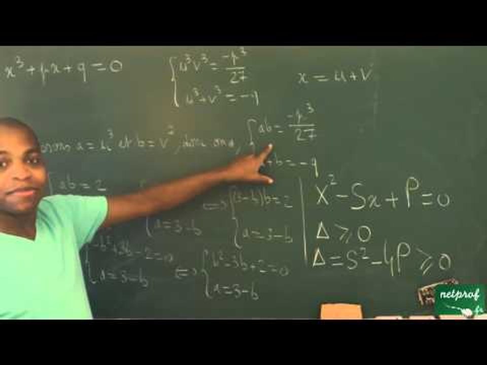 Formule de Cardan - Partie 3