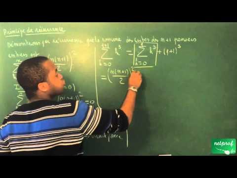 AAX / Ensembles, applications - Dénombrement / Somme des cubes des n + 1 premiers entiers (BCPST)