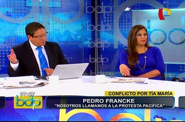 Pedro Francke: “A Pepe Julio Gutiérrez lo hemos suspendido, pero no expulsado”
