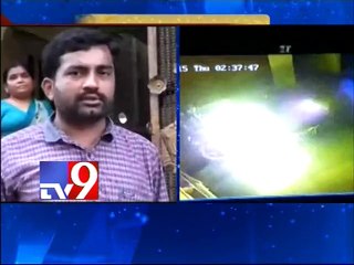 Man sets fire to bike caught on camera in Hyderabad