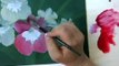 Acrylic Painting Techniques - How to Paint Flowers - Orchids