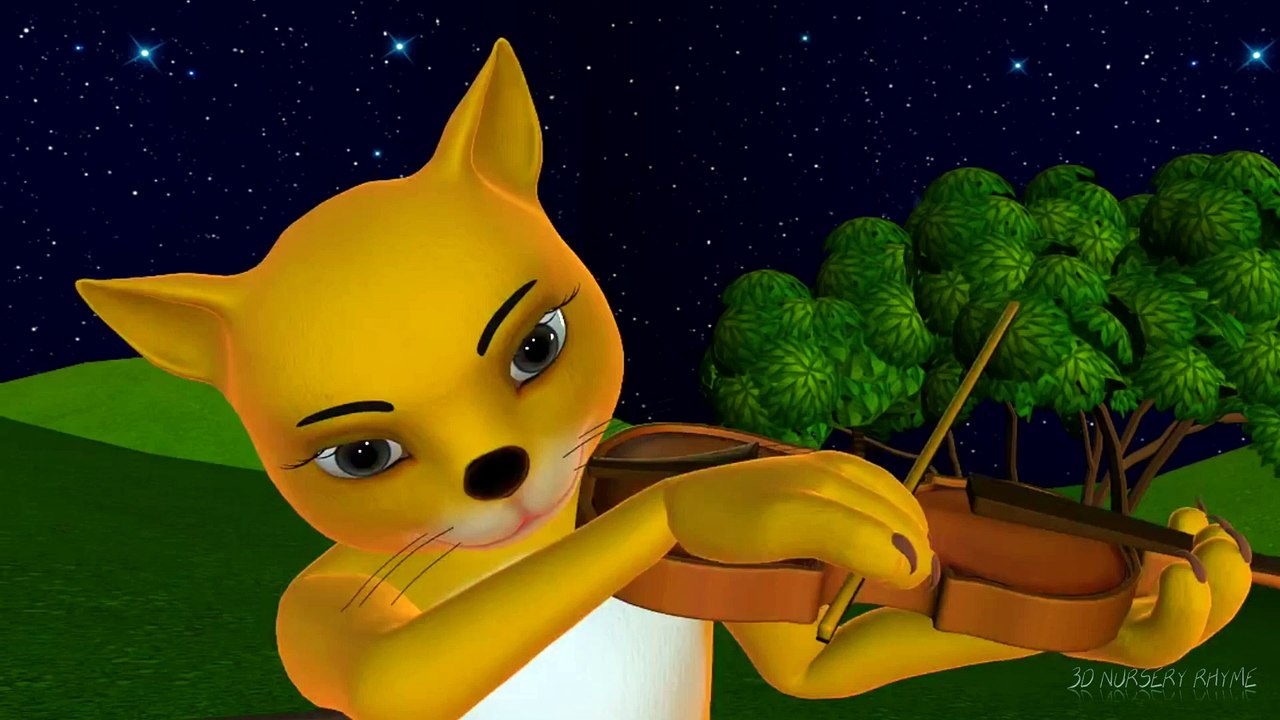 Hey Diddle Diddle - 3D Animation English Nursery Rhymes for children with lyrics