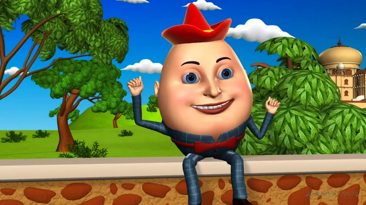 Humpty Dumpty - 3D Animation English Nursery Rhyme songs For Children ...