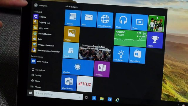 Windows 10 Insider Preview Build 10122 hands-on