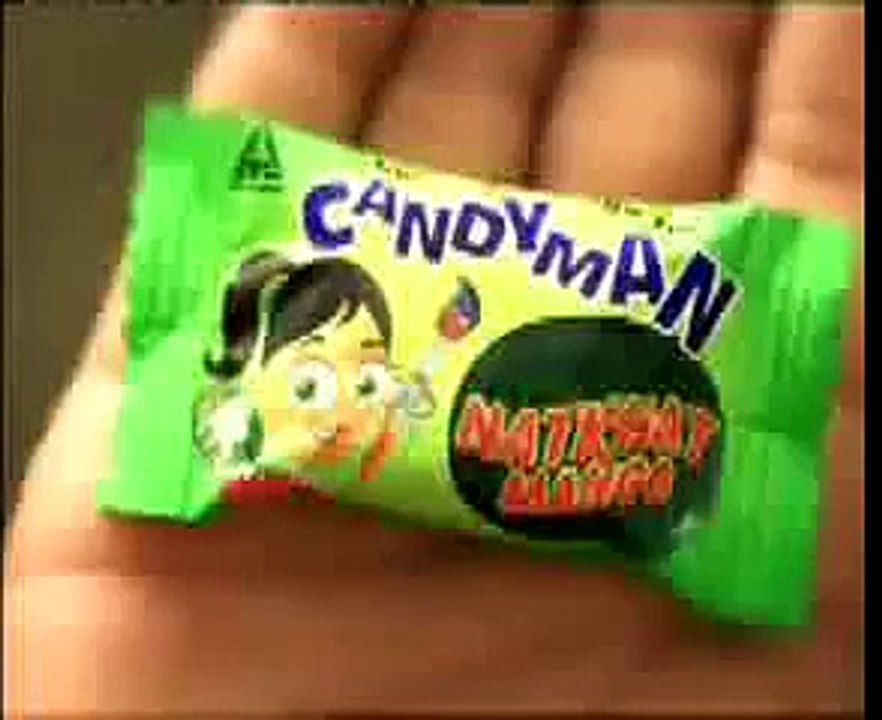 La pub de l'homme-bonbon