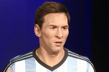 Messi au musée de Mme Tussauds