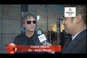 Charly Alberti Ex Soda Stereo habla de Cerati,  Amauta y de los fans de Perú 2014