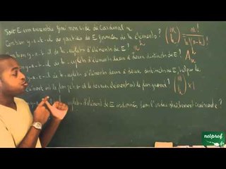 0072 / Ensembles, applications - Dénombrement / Les k-uplets (BCPST)