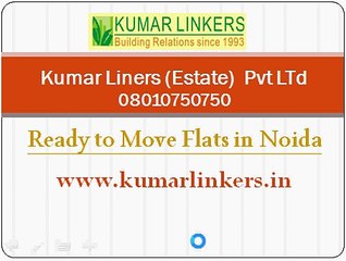 Ready to Move Flats in Noida- 8010750750