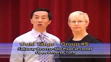 Gold Tango - Fallaway Reverse into a Corner Ballroom Dance Lesson