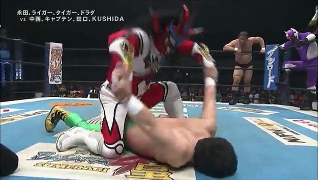 ドラダ・タイガー・ライガー・永田 対 KUSHIDA・田口・キャプテン・中西