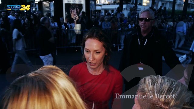Emmanuelle Bercot, Laurence Ferrari et Yves Lecocq au micro de Star 24 - Festival de Cannes 2015