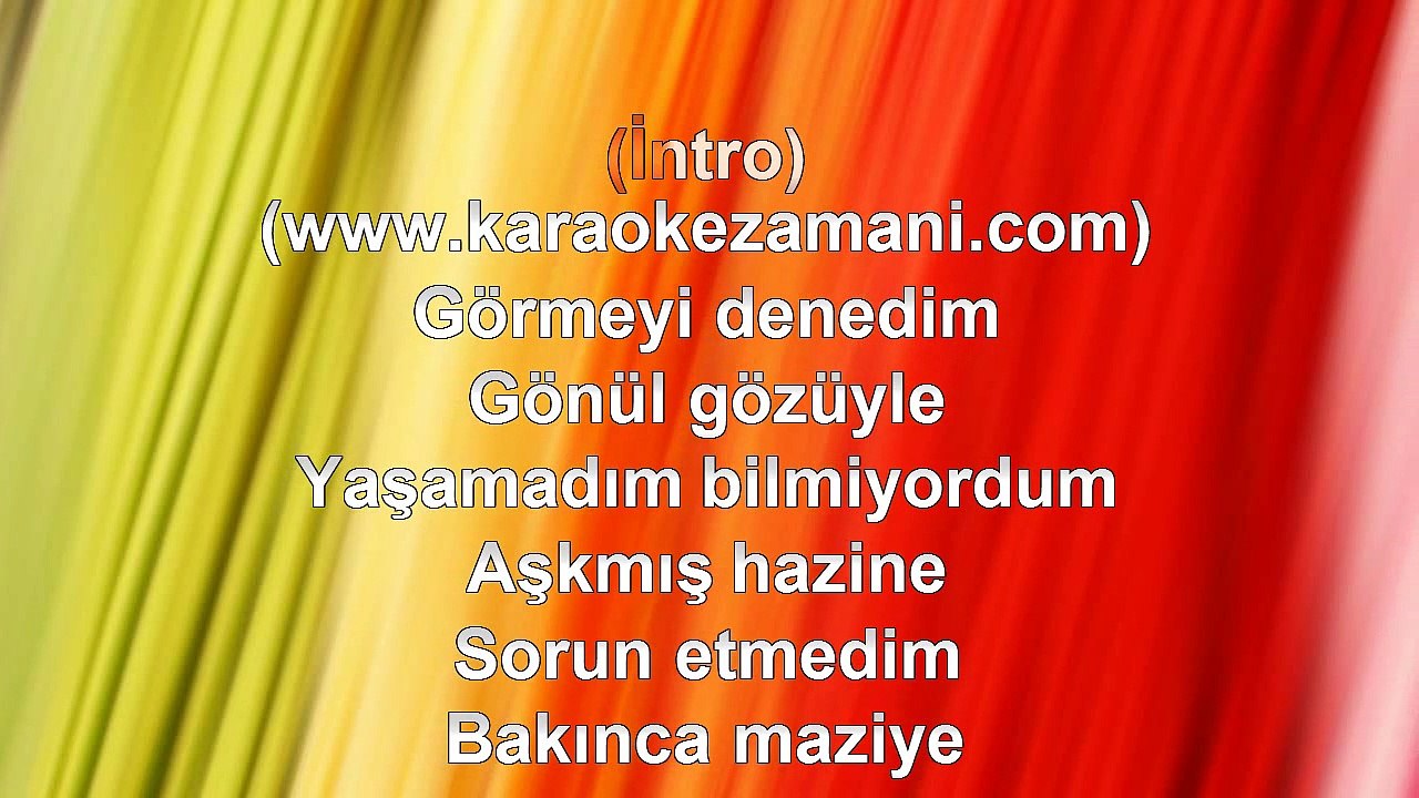 Fettah Can - Hazine - (2010) - TÜRKÇE KARAOKE