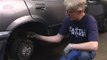 How to Replace Rear Brake Pads : Removing the Parking Brake System from the Caliper