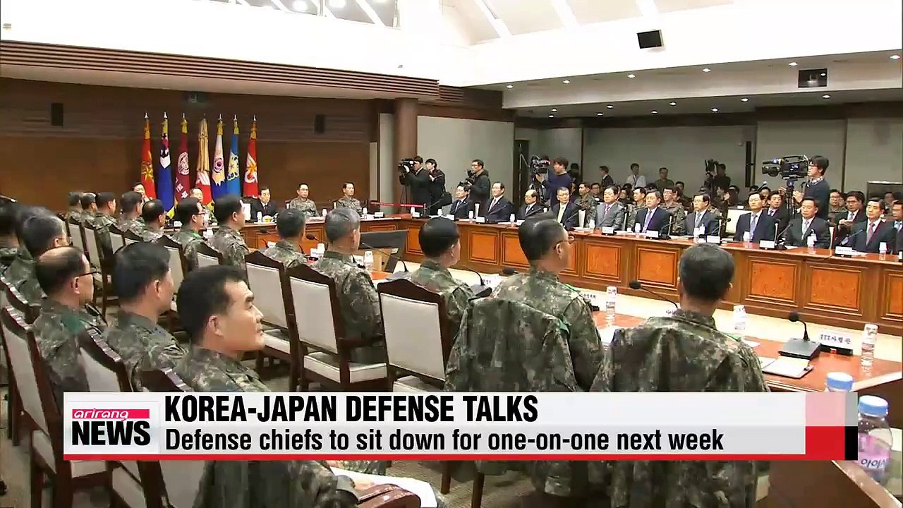 Defense chiefs of S. Korea, Japan to sit down for one-on-one next week