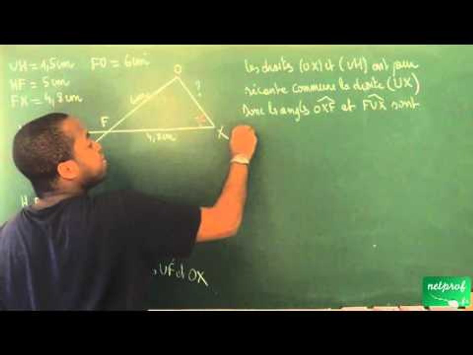 039 / Théorème de Thalès / Appliquer le théorème de Thalès pour calculer des longueurs (6)