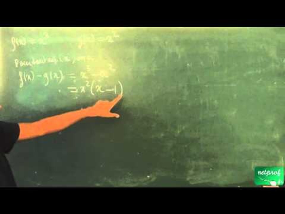 041 / Généralités sur les fonctions / Position relative de deux courbes (2)