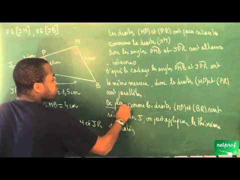 040 / Théorème de Thalès / Appliquer le théorème de Thalès pour calculer des longueurs (7)