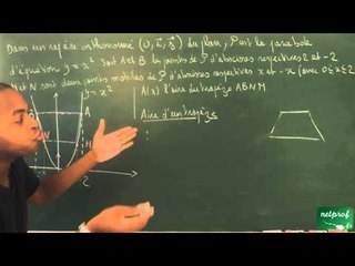 036 / Généralités sur les fonctions / Problème d'aire maximale