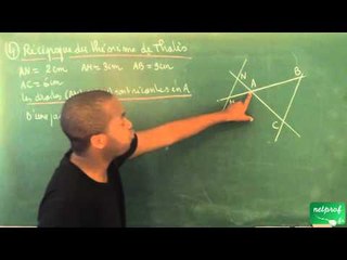 AAQ / Théorème de Thalès / Montrer que deux droites sont parallèles