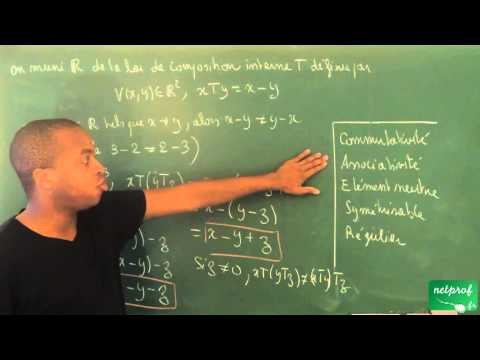 0081 / Structures algébriques / La soustraction dans R