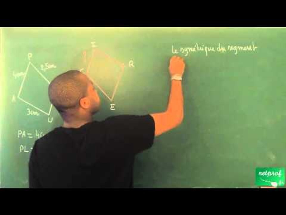 038 / Symétrie centrale / Démontrer avec la symétrie centrale