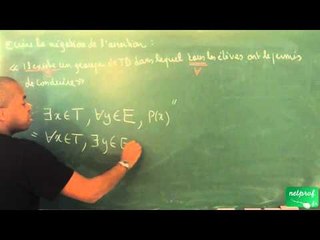 0003 / Ensembles et applications / Nier une phrase (ECS)