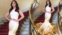 Aishwarya Rai Stuns In Fishtail Gown @ Cannes 2015
