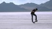 Kilian Martin Skateboarding in a Salt Desert! Filmed by Brett Novak