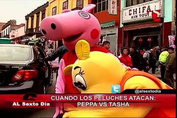 Peppa Vs. Tasha: la 'guerra de peluches' al fiel estilo de Al Sexto Día