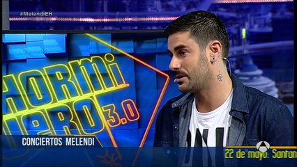 Melendi: 'La chuleta del instituto es un placebo' - El Hormiguero 3.0