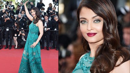 VIDEO Aishwarya Rai Bachchan Red Carpet Walk - Cannes 2015  Watch Now!
