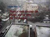 8 février 2012: chutes de neige à Tizi-ouzou et dans les villages de Kabylie