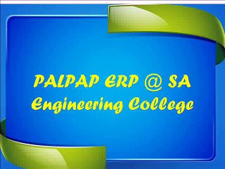 Palpap@SA Engineering college