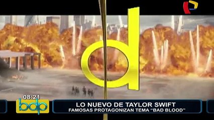 Lo nuevo de Taylor Swift: famosas protagonizan tema ‘Bad Blood’